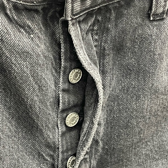 Agolde Black Jean Shorts - Picture 8 of 13